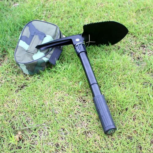 汽车户外用品多功能工兵铲车载救生铁锹野营折叠随身应急防身铲子